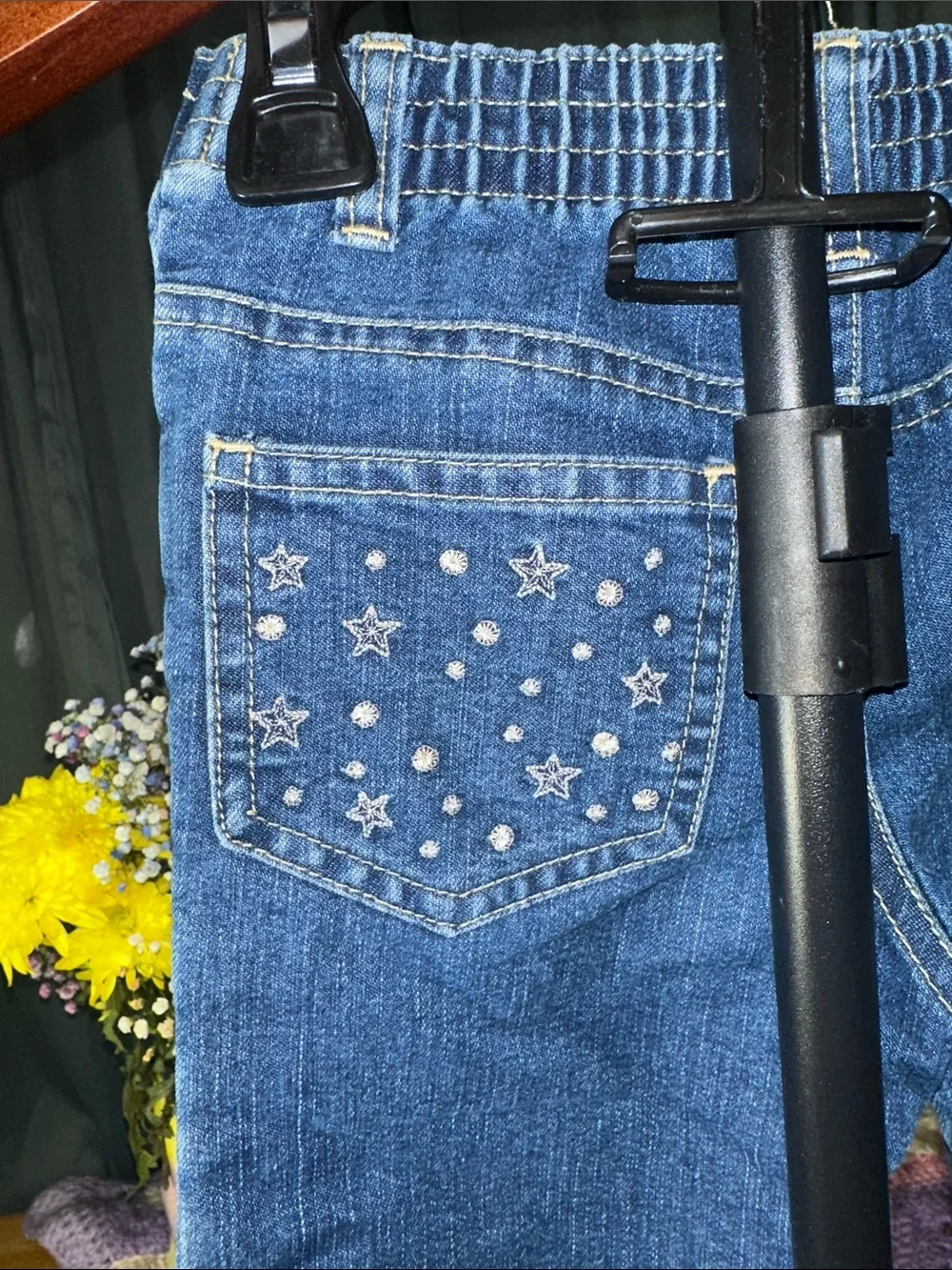 🎉Old Navy Blue Girls' Embellished Jeans. C330